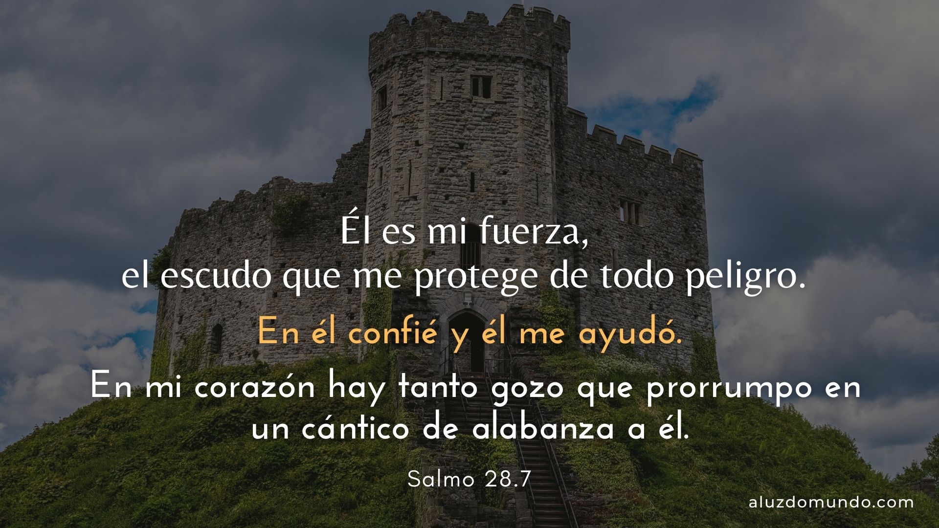 Salmo 28.7
